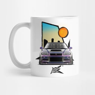 nissan skyline gtr r34 pearl color Mug